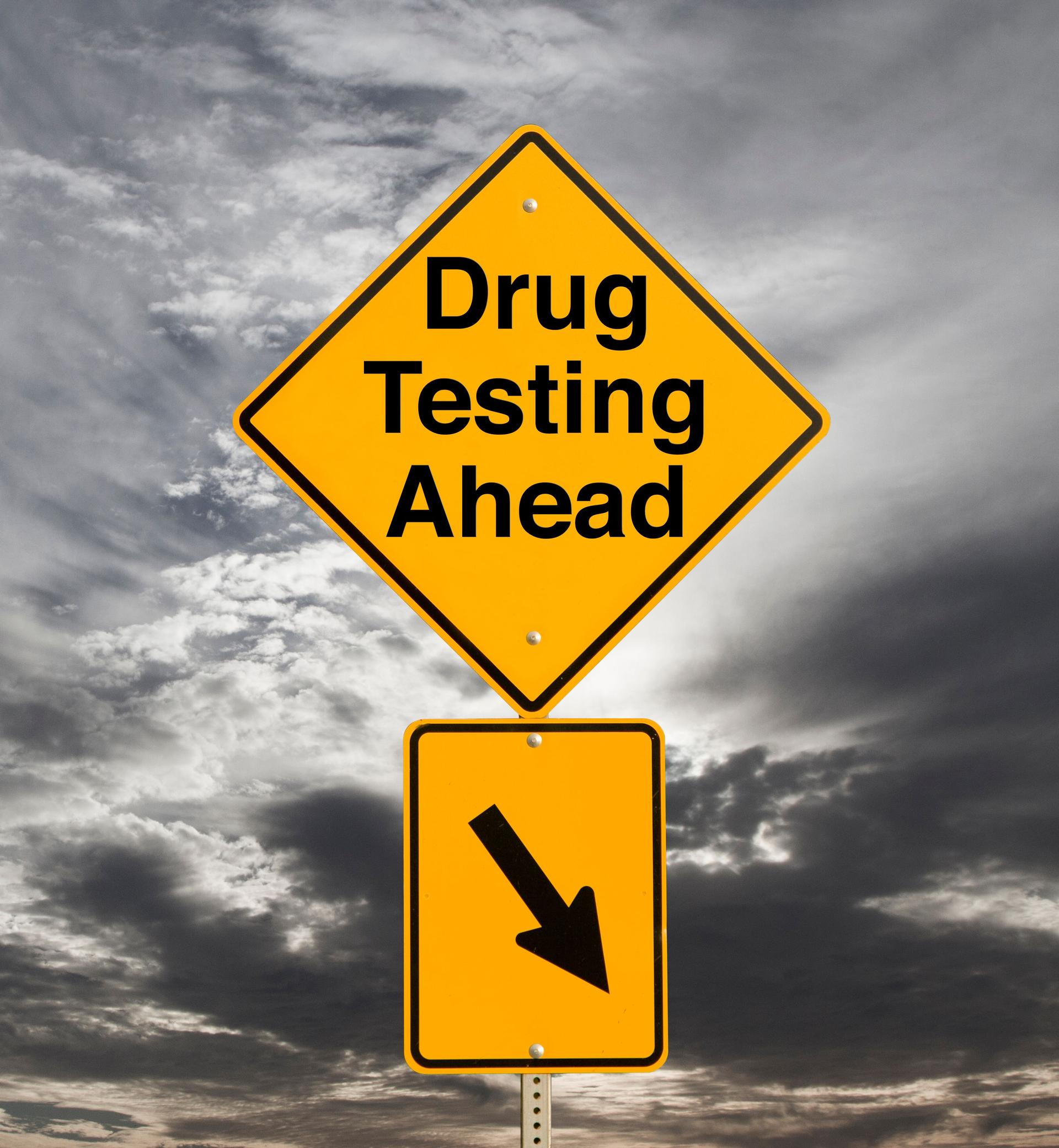 Drug Testing Ahead-DOT compliant cdl driver safety first